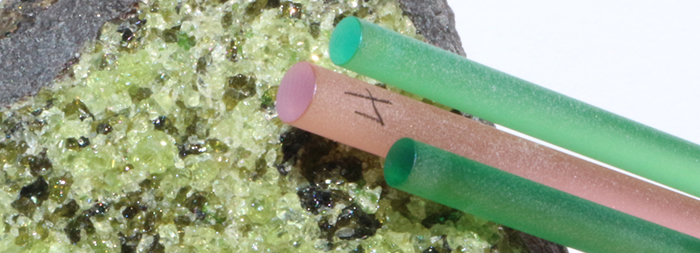 Olivine and YAG solid-state laser rods